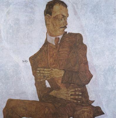 Egon Schiele Portrait of Arthur Roessler (mk12 China oil painting art